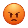 Pouting Face Emoji 😡 image - Telegram style