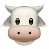 Emoji Faccia di mucca 🐮 image - Apple style