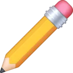 Bleistift Emoji ✏ image - Facebook Meta style