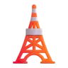 Tokyo Kulesi Emoji 🗼 image - Microsoft 3D Fluent style