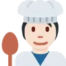 Cook: Light Skin Tone Emoji 🧑🏻‍🍳 image - Twitter / X (Twemoji) style