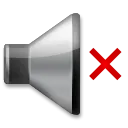 Muted Speaker