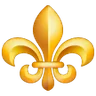 Emoji Fleur-de-lis ⚜ image - Samsung style