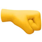 오른쪽 직면 주먹