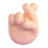 Crossed Fingers: Light Skin Tone