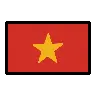 Flag: Vietnam Emoji 🇻🇳 image - OpenMoji style