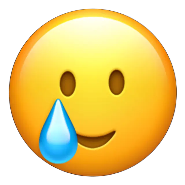 Față zâmbitoare cu lacrimă