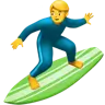 Man Surfing Emoji 🏄‍♂️ image - Apple style