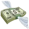 เงินกับปีก Emoji 💸 image - WhatsApp style