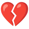 Broken Heart Emoji 💔 image - Google Noto Color style