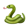Emoji Serpente 🐍 image - Telegram style