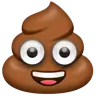 Emoji Mucchio di cacca 💩 image - WhatsApp style