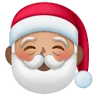 Santa Claus: Medium Skin Tone Emoji 🎅🏽 image - Samsung style