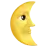 Last Quarter Moon Face