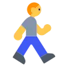Person Walking Emoji 🚶 image - Tossface style