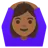 Woman Gesturing Ok: Medium-Dark Skin Tone