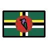 Flag: Dominica Emoji 🇩🇲 image - OpenMoji style