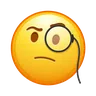 Emoji Faccia con Monocle 🧐 image - Telegram style