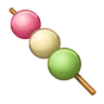 Dango Emoji 🍡 image - Telegram style
