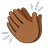 Clapping Hands: Medium-Dark Skin Tone