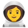 Woman Astronaut Emoji 👩‍🚀 image - Google Noto Color style