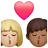 Kiss: Woman, Man, Medium-Light Skin Tone, Medium-Dark Skin Tone