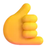 Emoji Chiamami mano 🤙 image - Microsoft 3D Fluent style