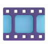 フィルムフレーム Emoji 🎞 image - Microsoft 3D Fluent style