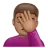 Man Facepalming: Medium Skin Tone