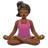  Woman In Lotus Position: Medium-Dark...