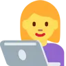 Woman Technologist Emoji 👩‍💻 image - Twitter / X (Twemoji) style