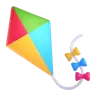 Drachen Emoji 🪁 image - Microsoft 3D Fluent style