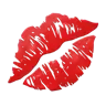 Kiss Mark Emoji 💋 image - Apple style