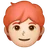 Person: Light Skin Tone, Red Hair