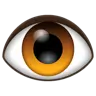 Eye Emoji 👁 image - WhatsApp style