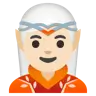 Elf: Light Skin Tone Emoji 🧝🏻 image - Google Noto Color style