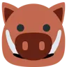 Domuz Emoji 🐗 image - Twitter / X (Twemoji) style