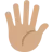 Hand With Fingers Splayed: Medium Skin Tone