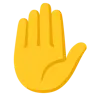 Raised Hand Emoji ✋ image - Google Noto Color style
