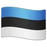 Flag: Estonia Emoji 🇪🇪 image - WhatsApp style