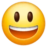 Lächelndes Gesicht mit offenem Mund Emoji 😃 image - Samsung style