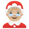 Mrs. Claus: Medium-Light Skin Tone Emoji 🤶🏼 image - Google Noto Color style