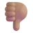 Thumbs Down: Medium Skin Tone