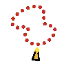 Gebetsperlen Emoji 📿 image - OpenMoji style