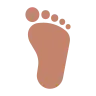 Foot: Medium Skin Tone Emoji 🦶🏽 image - Tossface style
