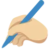 Writing Hand: Medium-Light Skin Tone Emoji ✍🏼 image - Twitter / X (Twemoji) style