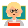 Teacher: Medium-Light Skin Tone Emoji 🧑🏼‍🏫 image - Tossface style