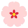Cherry Blossom Emoji 🌸 image - Tossface style