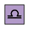 Libra Emoji ♎ image - OpenMoji style