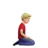 Man Kneeling Facing Right: Medium-Light Skin Tone